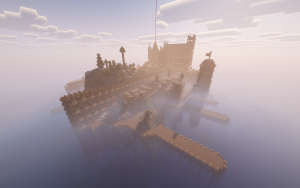 A view of Chiefs Island in Nabworlds ocean abyss