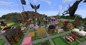 A view of Spawn Town 9.